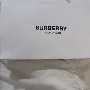 Burberry Classic White Bag